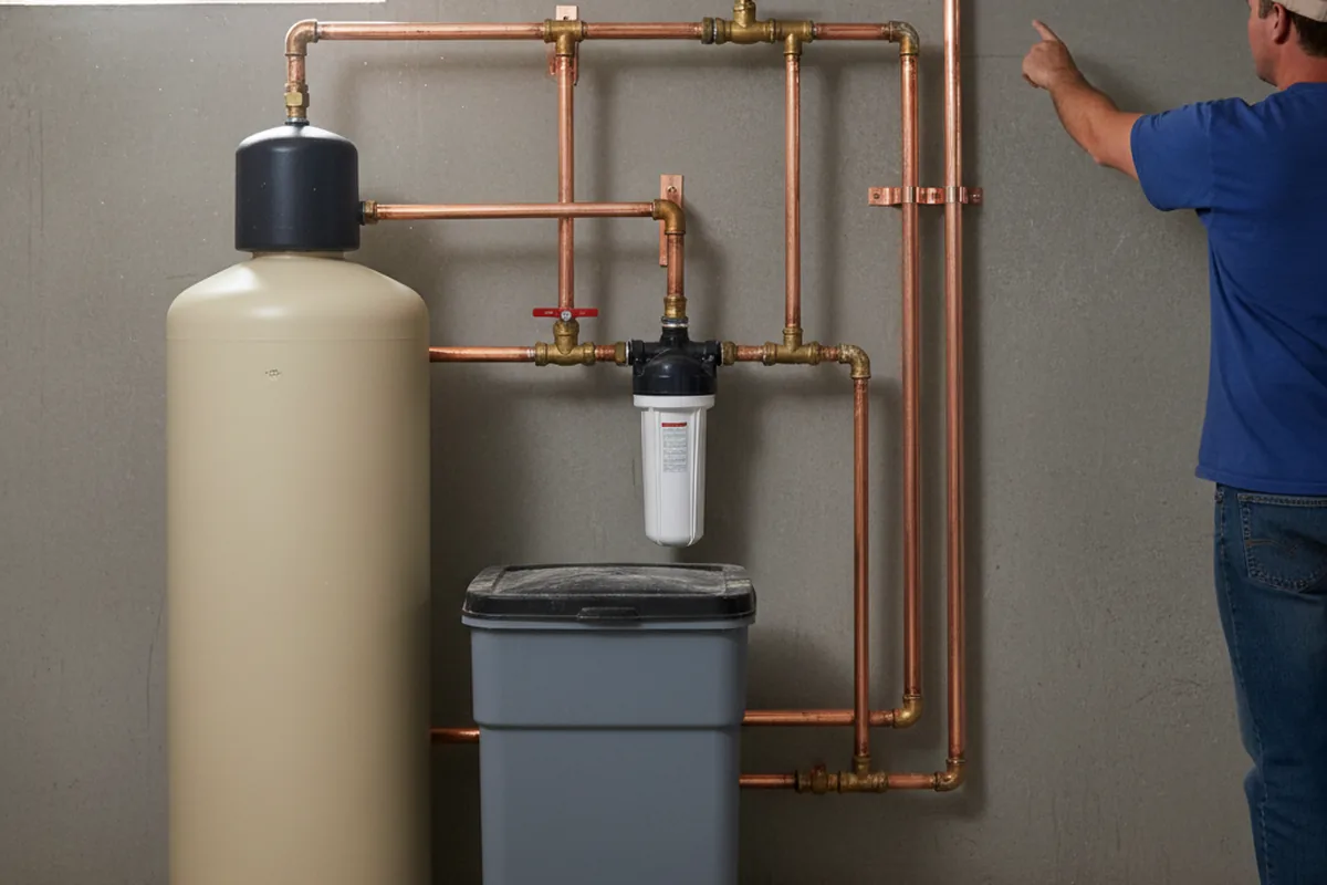 Whole-house water treatment system installed in Virgie